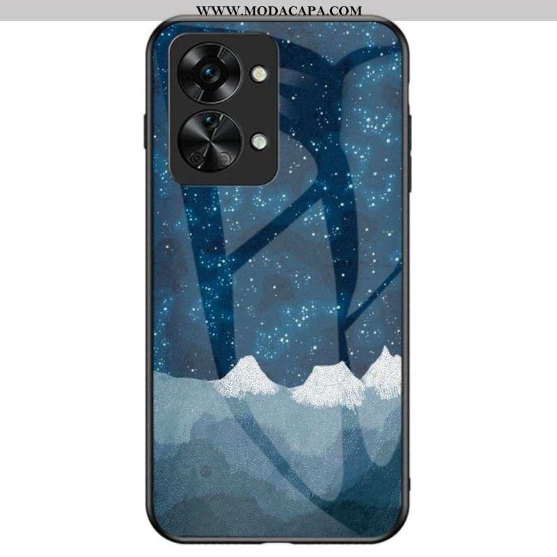 Capa Para OnePlus Nord 2T 5G Padrão De Vidro Temperado