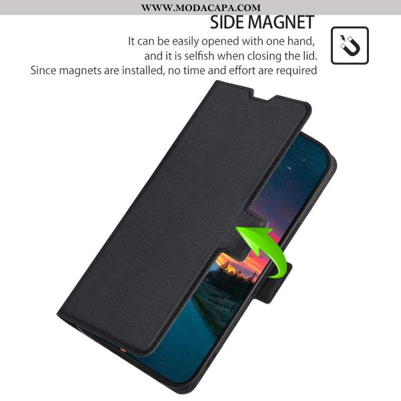 Capa De Couro Para OnePlus Nord 2T 5G Super Fino