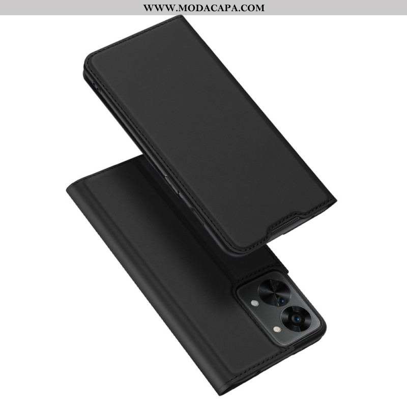 Capa De Celular Para OnePlus Nord 2T 5G Flip Skin Pro Dux Ducis