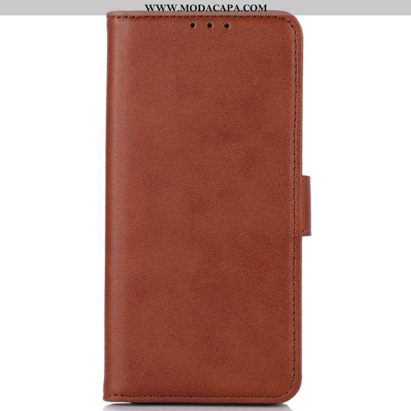 Capa Flip Para OnePlus Nord 2T 5G Estilo Clássico De Couro