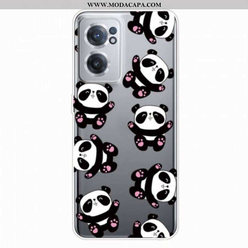 Capa Para OnePlus Nord CE 2 5G Bebês Pandas