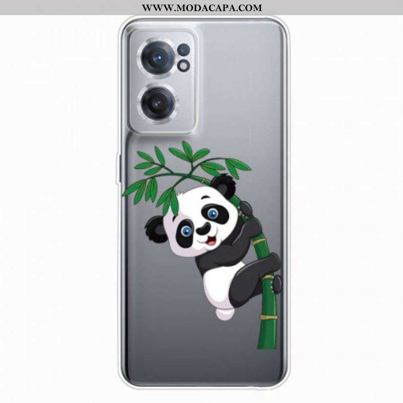Capa Para OnePlus Nord CE 2 5G Agarrando O Panda