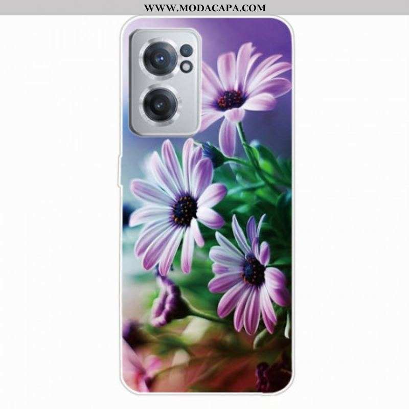 Capa Para OnePlus Nord CE 2 5G Violetas Da Primavera