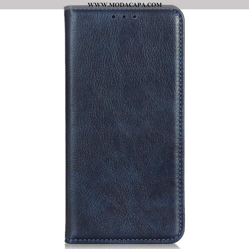 Capa De Celular Para OnePlus Nord CE 2 Lite 5G Flip Couro Rachado De Lichia