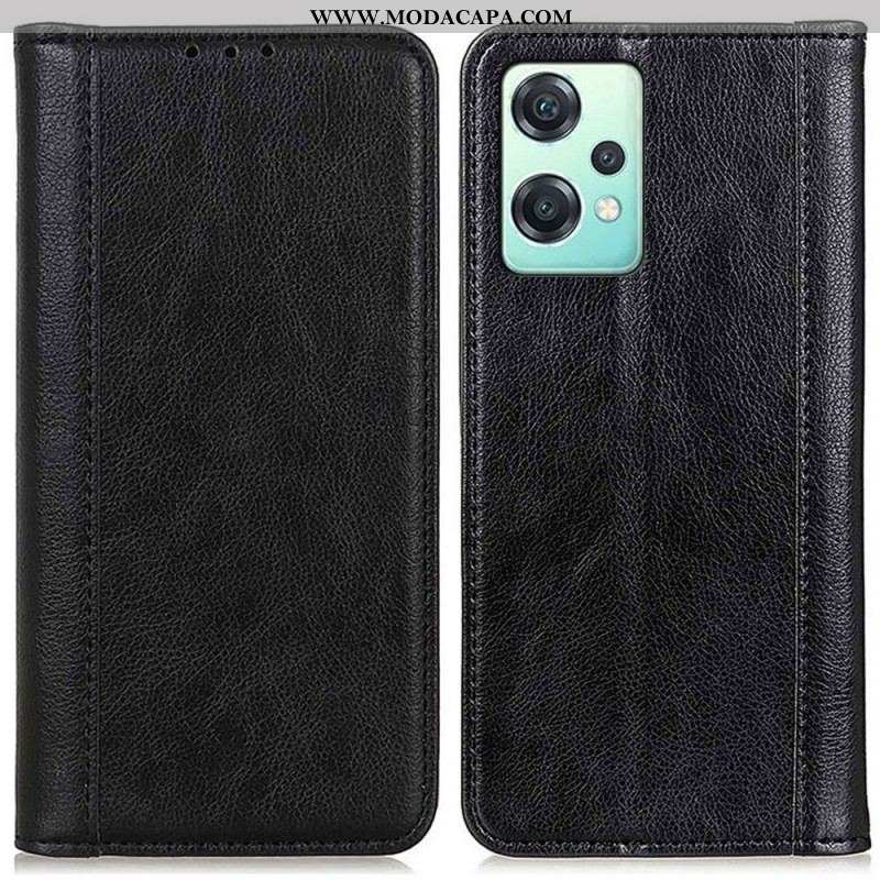 Capa De Celular Para OnePlus Nord CE 2 Lite 5G Flip Clássico Couro Rachado