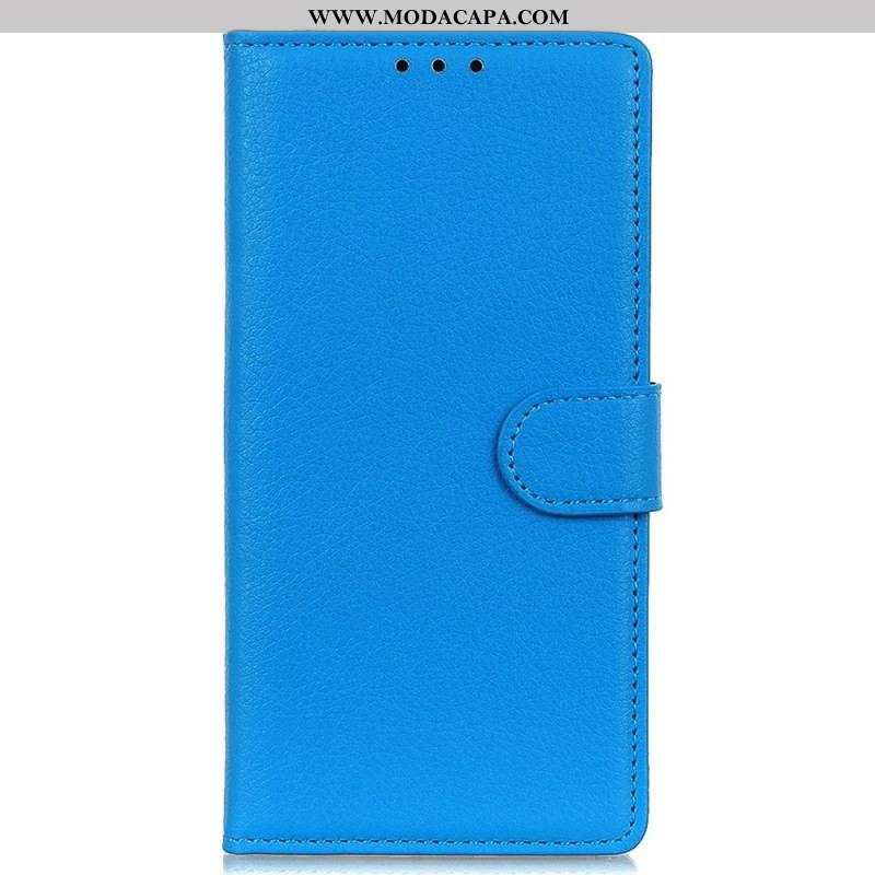 Capa Flip Para OnePlus Nord CE 2 Lite 5G Couro Falso Tradicional