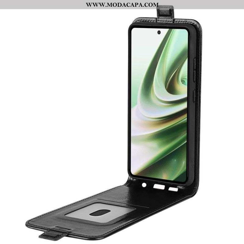 Capa De Couro Para OnePlus Nord CE 3 Lite 5G Flip Aba Vertical