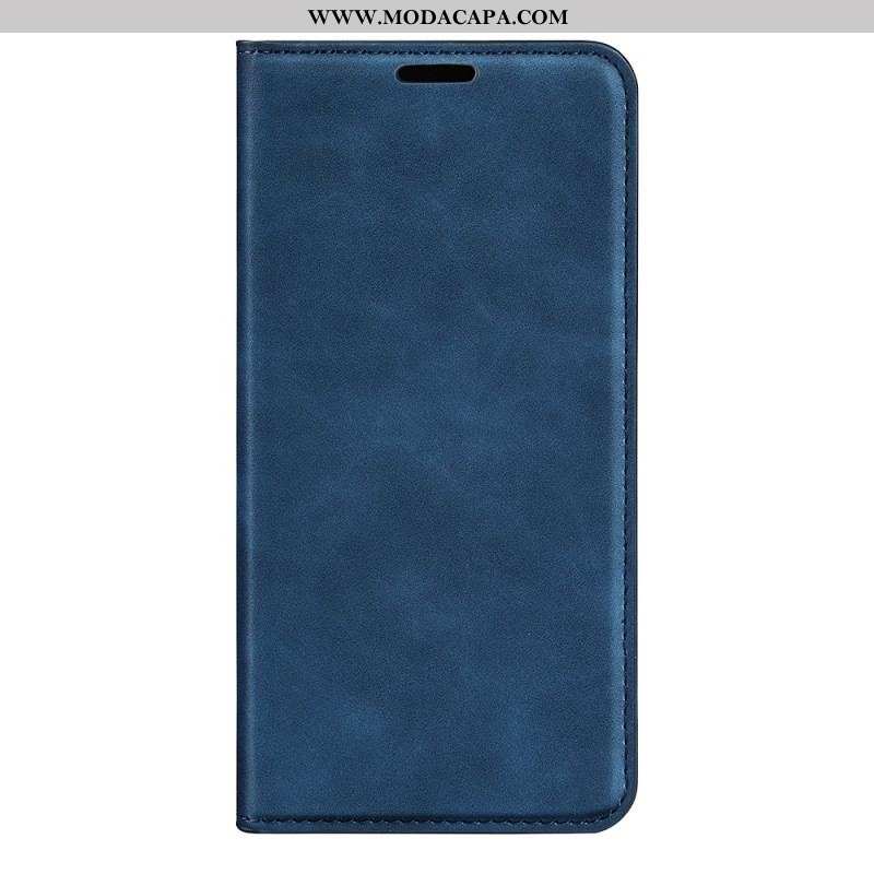 Capa De Celular Para OnePlus Nord CE 3 Lite 5G Flip Efeito Couro Liso