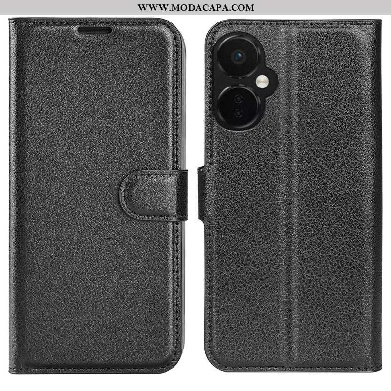 Capa Flip Para OnePlus Nord CE 3 Lite 5G Estilo Classico