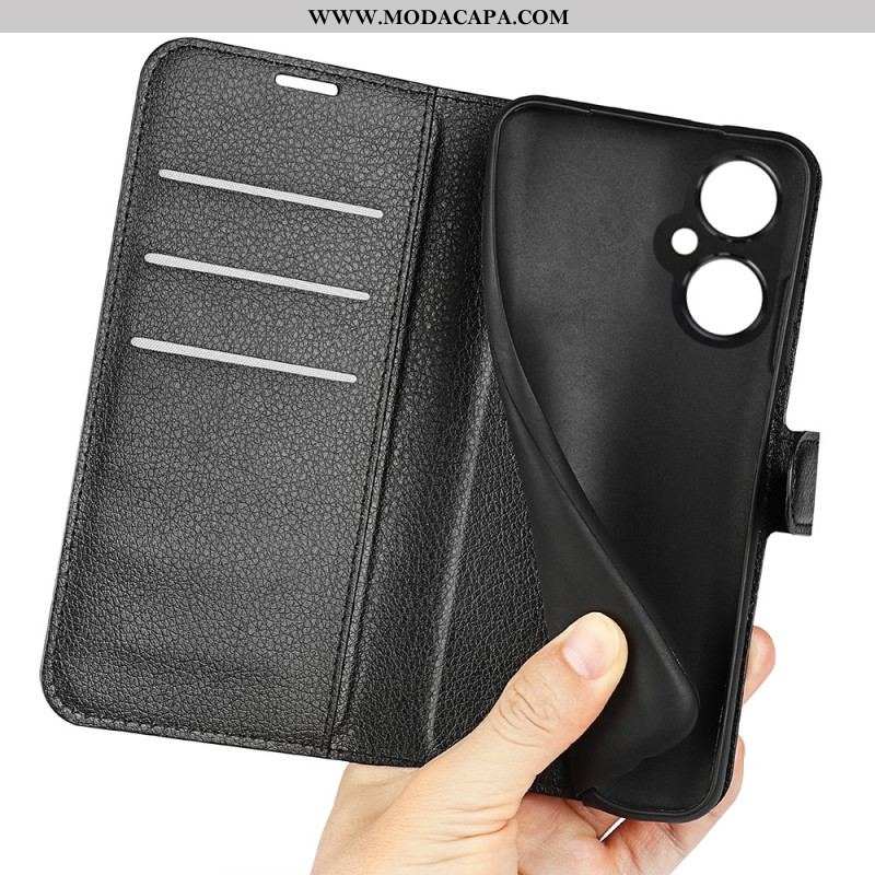 Capa Flip Para OnePlus Nord CE 3 Lite 5G Estilo Classico