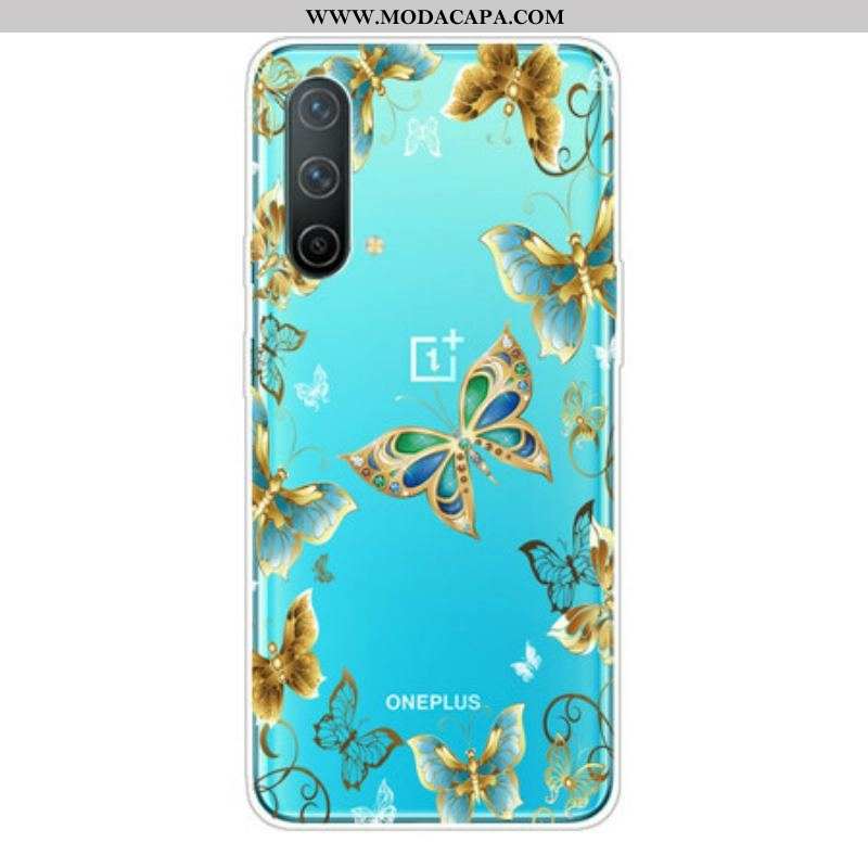 Capa Para OnePlus Nord CE 5G Borboletas De Design