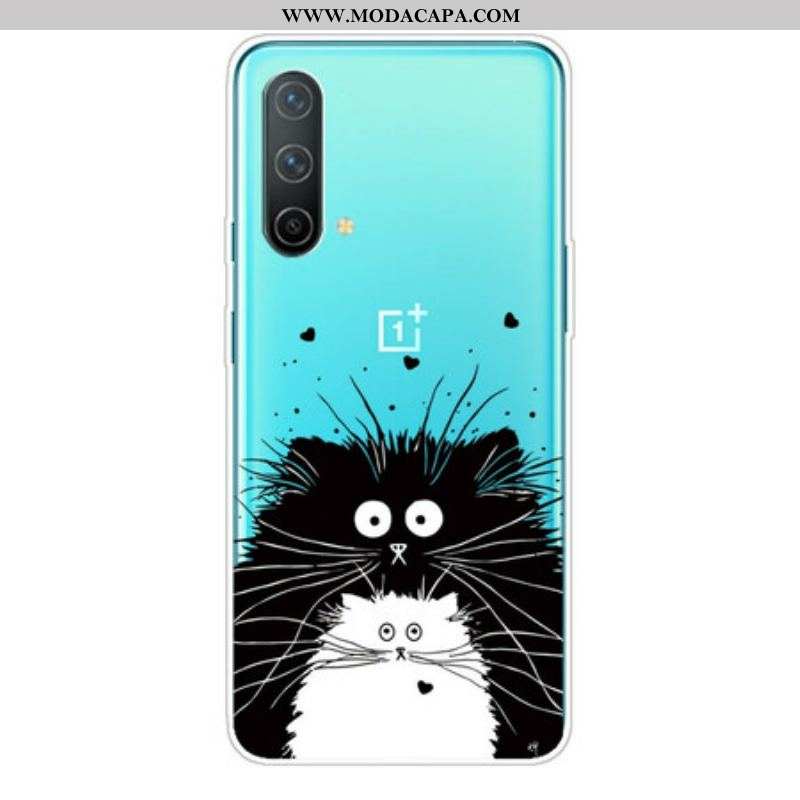 Capa Para OnePlus Nord CE 5G Olha Os Gatos