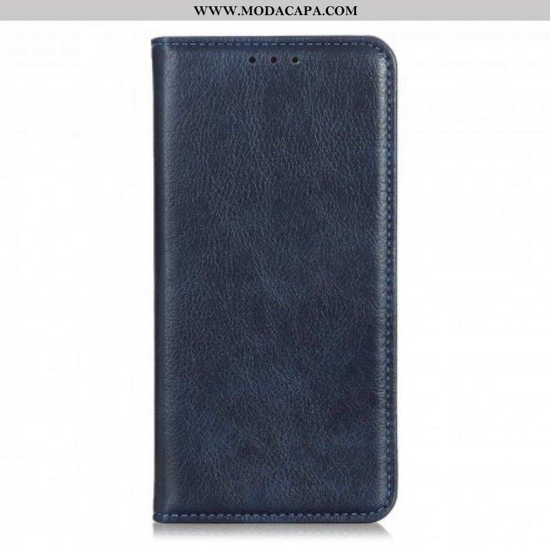 Capa De Celular Para OnePlus Nord CE 5G Flip Couro Litchi Elegance Dividido