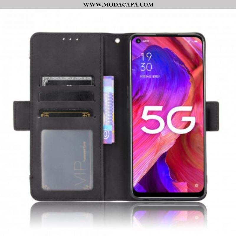 Capa Flip Para Oppo A54 5G / A74 5G Multi-card Premier Class