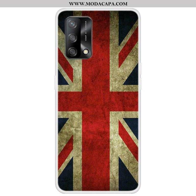 Capa Para Oppo A74 4G Bandeira Inglesa