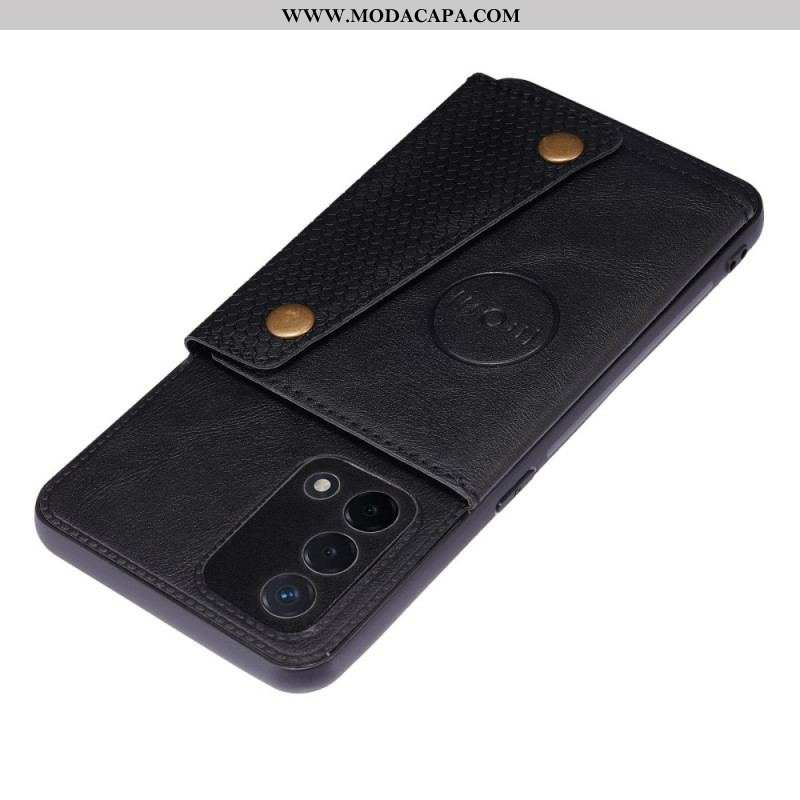 Capa Para Oppo A74 4G Capa Tipo Carteira Snap Wallet