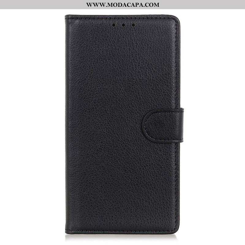 Capa Flip Para Oppo A74 4G Tradicionalmente Lichia