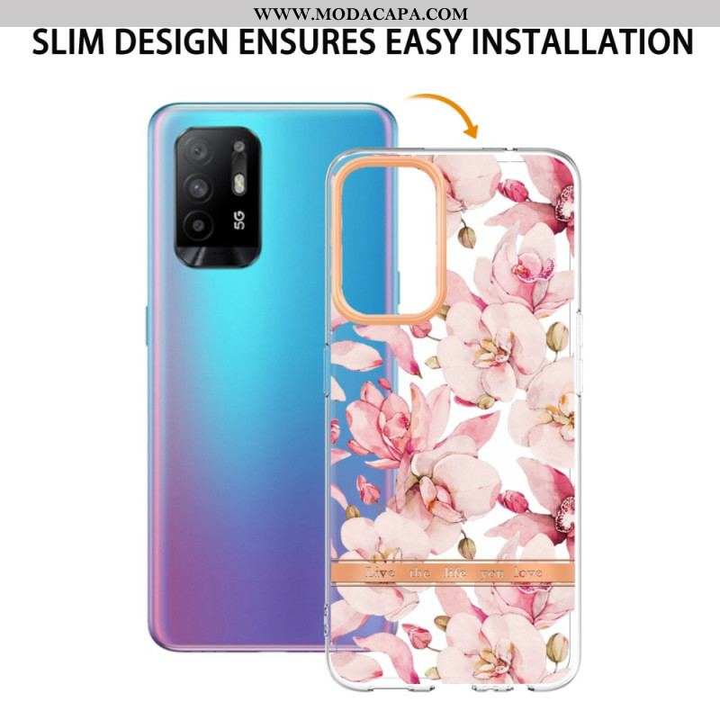 Capa De Celular Para Oppo A94 5G Flor De Begônia