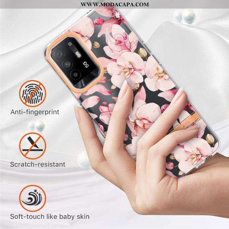 Capa De Celular Para Oppo A94 5G Flor De Begônia