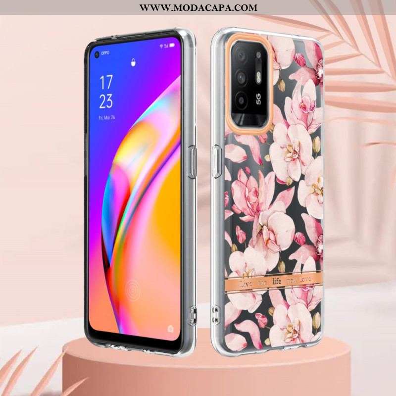 Capa De Celular Para Oppo A94 5G Flor De Begônia