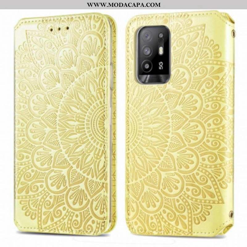 Capa De Celular Para Oppo A94 5G Flip Mandala