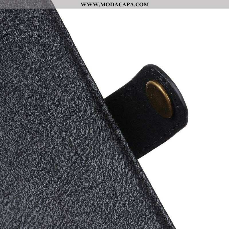 Capa Flip Para Oppo Find X5 Lite Imitação De Couro Khazneh