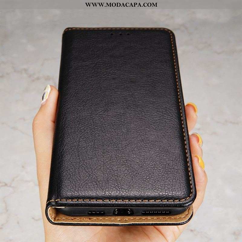 Capa De Celular Para Oppo Find X5 Pro Flip Cor Sólida