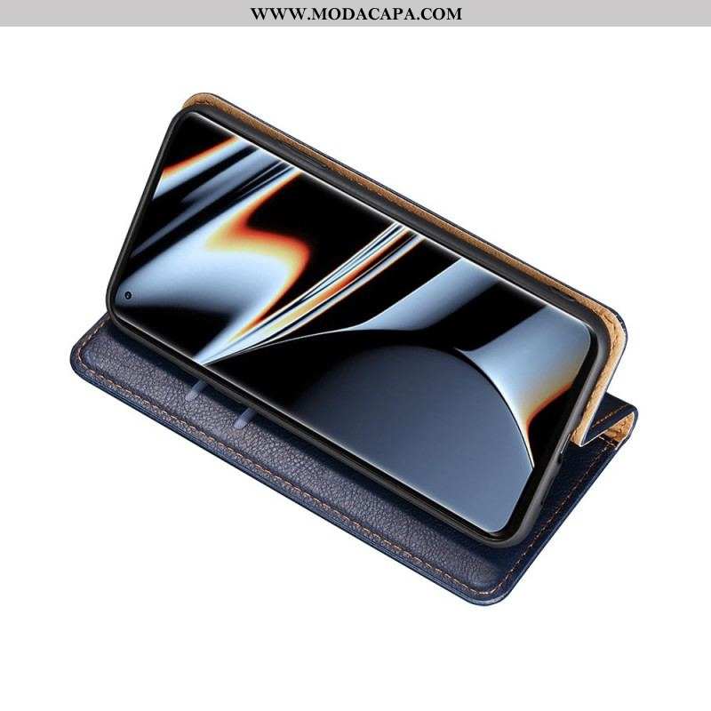 Capa De Celular Para Oppo Find X5 Pro Flip Cor Sólida