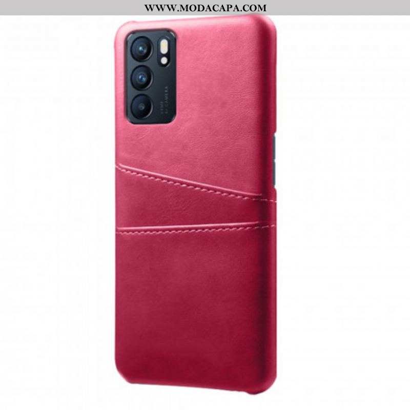 Capa Para Oppo Reno 6 5G Titular Do Cartão Ksq