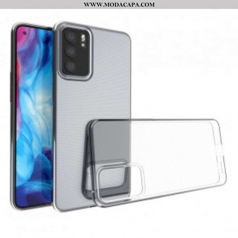 Capa Para Oppo Reno 6 5G Flexível Transparente