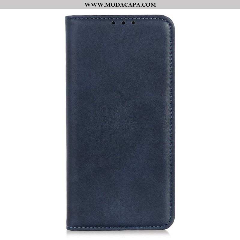 Capa De Celular Para Oppo Reno 6 Pro 5G Flip Couro Rachado