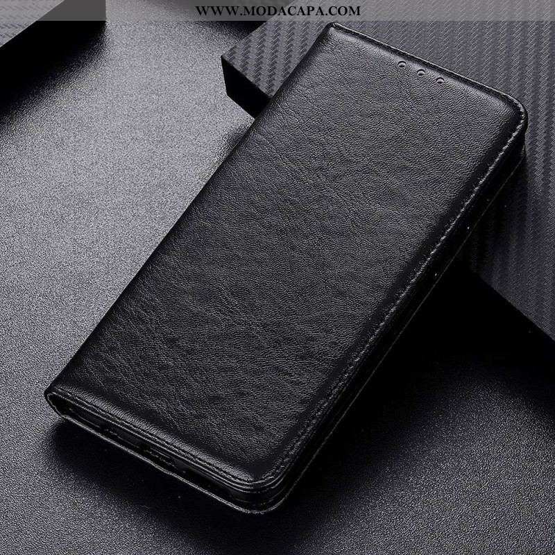 Capa De Celular Para Oppo Reno 7 Flip Couro Sintético Texturizado