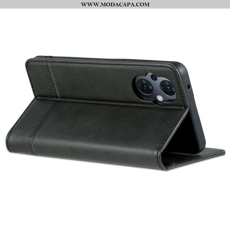 Capa De Celular Para Oppo Reno 8 Lite Flip Azns