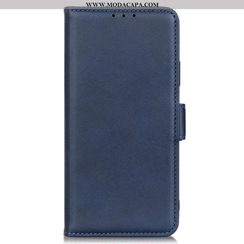 Capa Flip Para Oppo Reno 8 Fecho Duplo