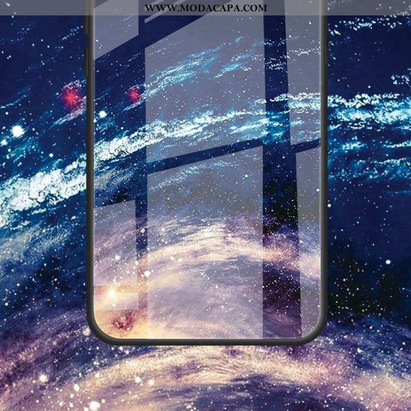 Capa De Celular Para Oppo Reno 8 Vidro Temperado Do Homem Da Lua