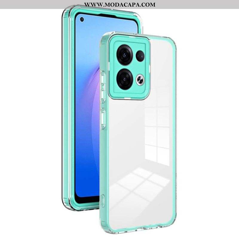 Capa Para Oppo Reno 8 Híbrido Transparente