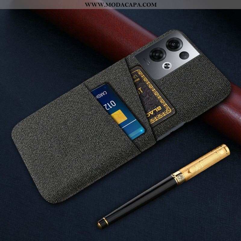 Capa De Celular Para Oppo Reno 8 Pro Pano Porta Cartão