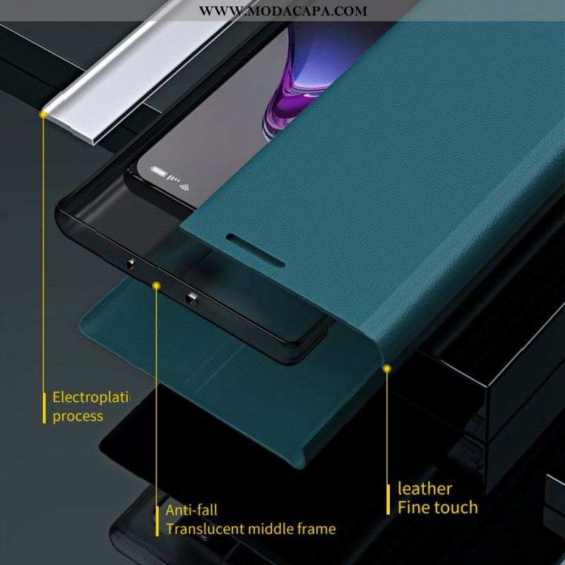 Capa De Celular Para Oppo Reno 8 Pro Flip Novo Design