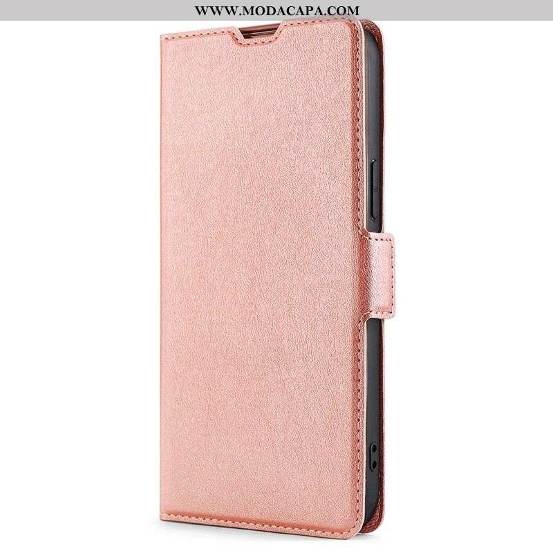 Capa Flip Para Samsung Galaxy A13 5G / A04s De Couro Design De Aba Dupla