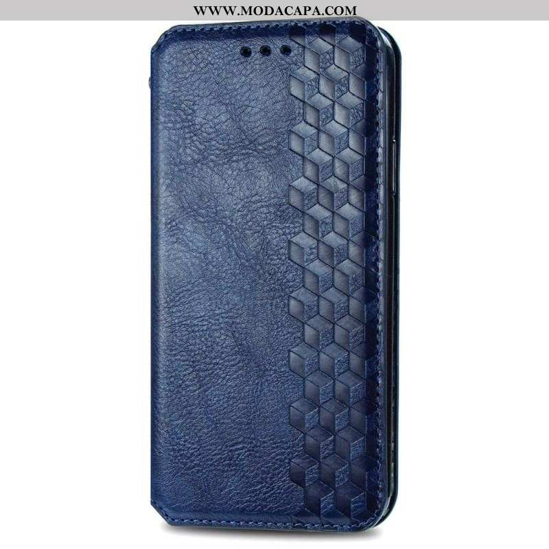 Capa De Celular Para Samsung Galaxy A13 5G / A04s Flip Textura Diamante Efeito Couro