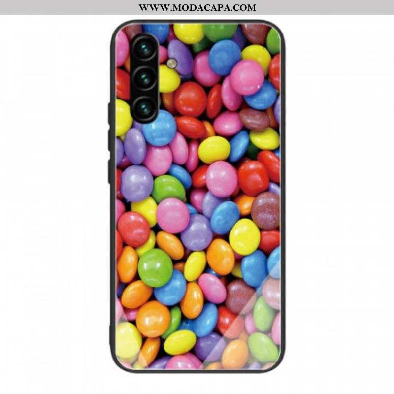 Capa Para Samsung Galaxy A13 5G / A04s Bombons De Vidro Temperado