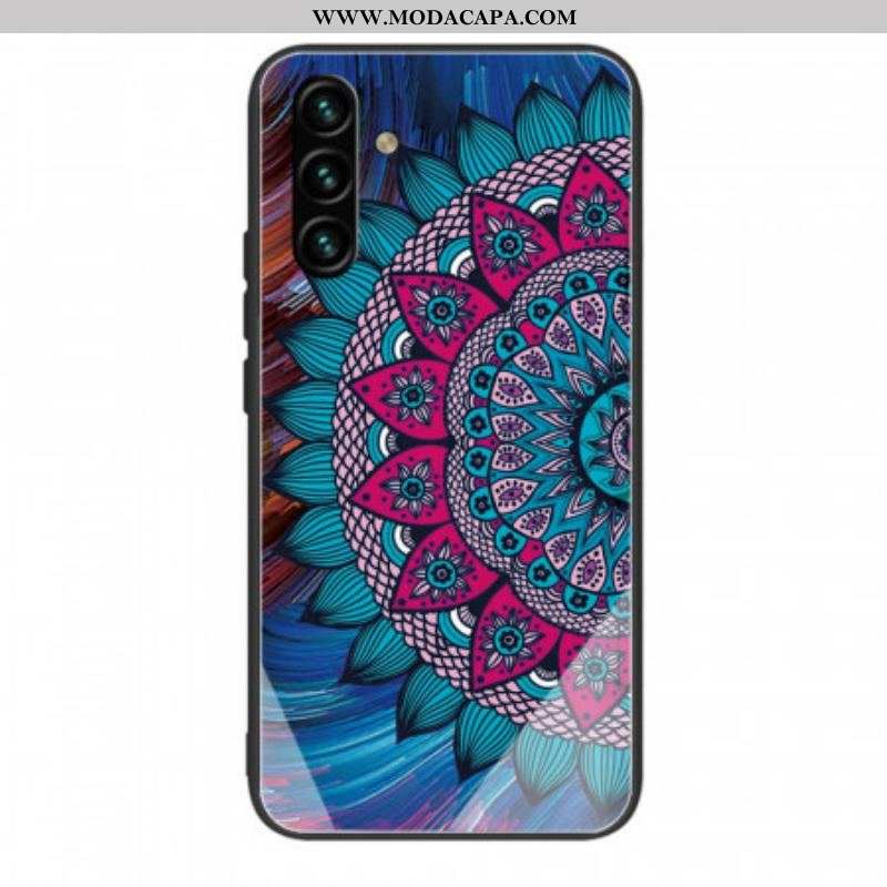 Capa Para Samsung Galaxy A13 5G / A04s Mandala Vidro Temperado