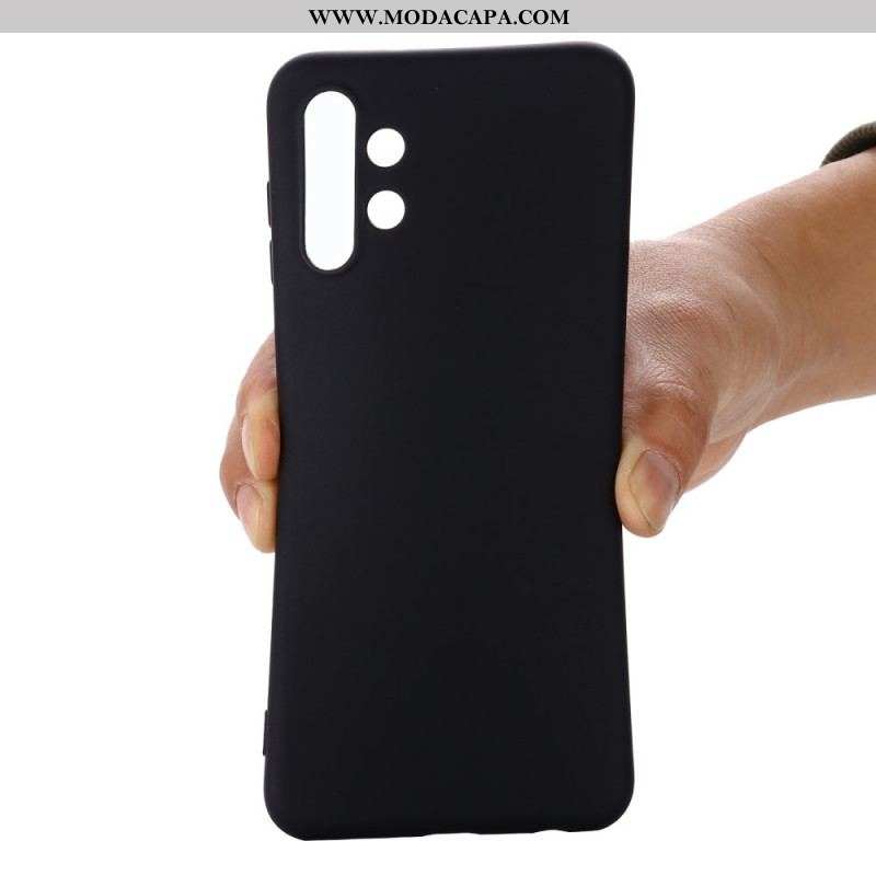 Capa Para Samsung Galaxy A13 Silicone Líquido Com Cordão