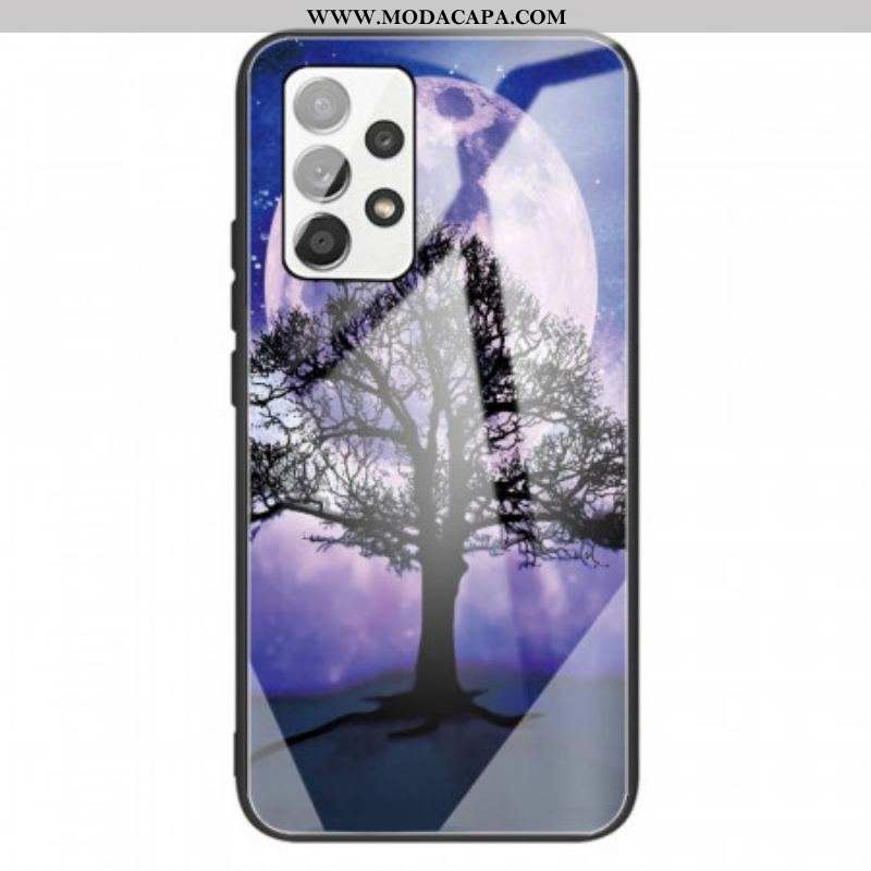 Capa Para Samsung Galaxy A13 Árvore De Vidro Temperado