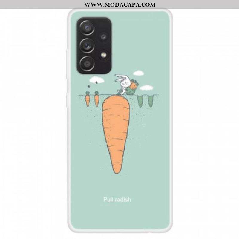 Capa Para Samsung Galaxy A13 Coelho No Jardim