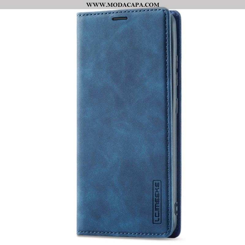 Capa De Celular Para Samsung Galaxy A13 Flip Lc.imeeke Efeito Couro