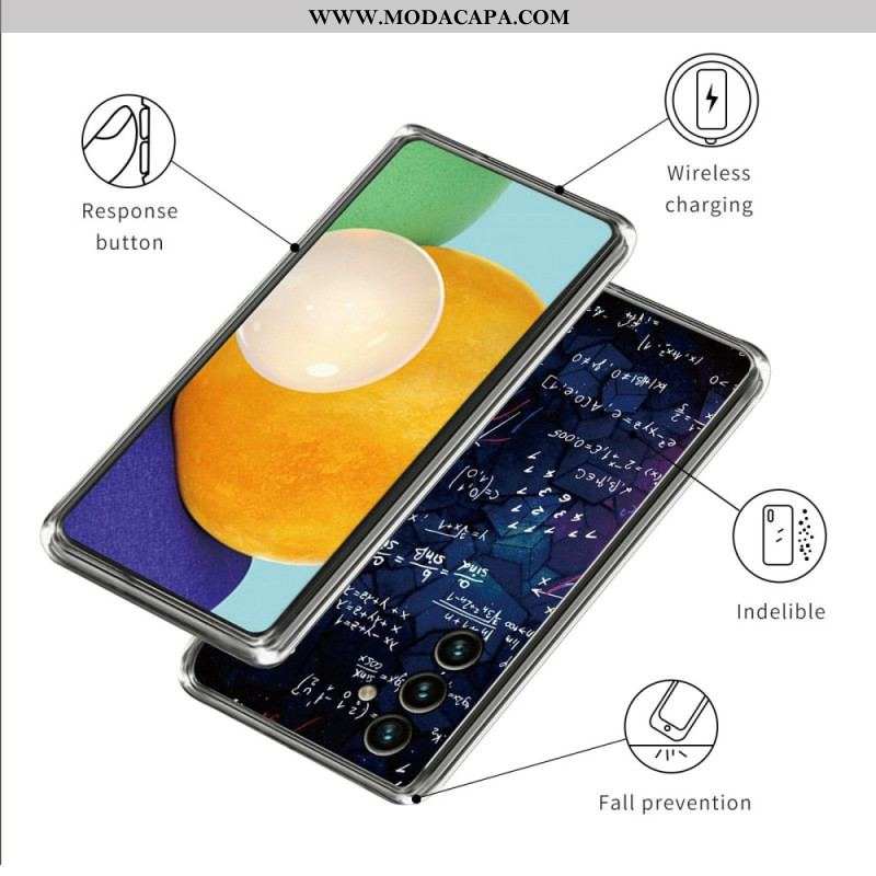 Capa Para Samsung Galaxy A14 / A14 5G Cálculos Matemáticos De Silicone