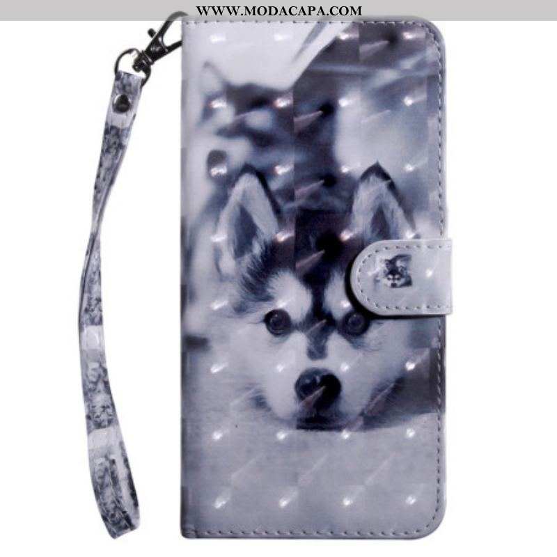 Capa Folio Para Samsung Galaxy A14 / A14 5G De Cordão Tanga Husky