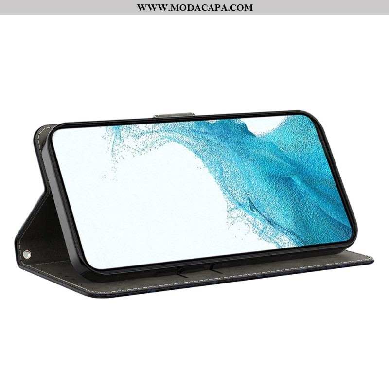 Capa Folio Para Samsung Galaxy A14 / A14 5G De Cordão Tanga Husky