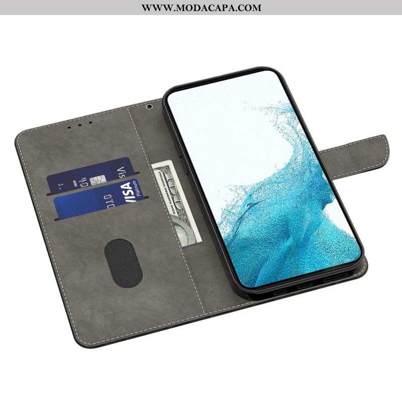 Capa Folio Para Samsung Galaxy A14 / A14 5G De Cordão Tanga Husky